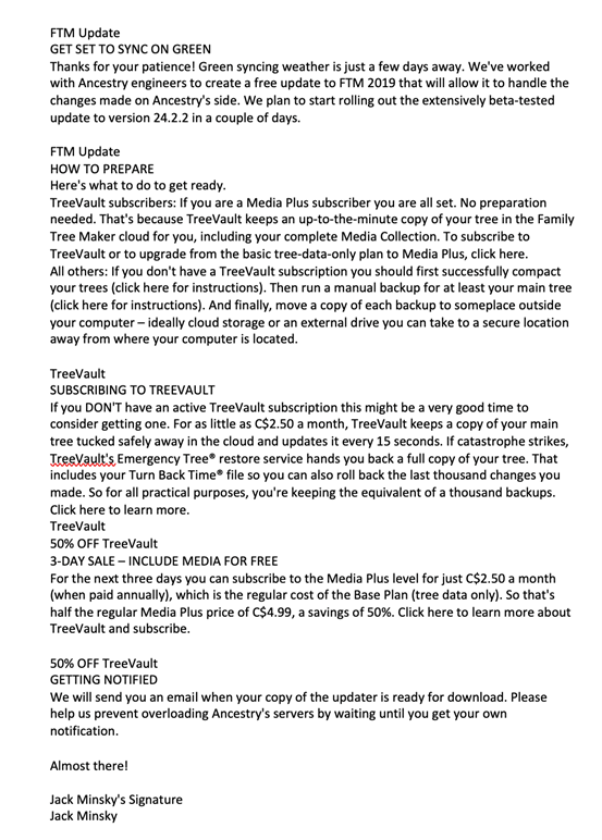 Fix family tree maker sync Issue 2023